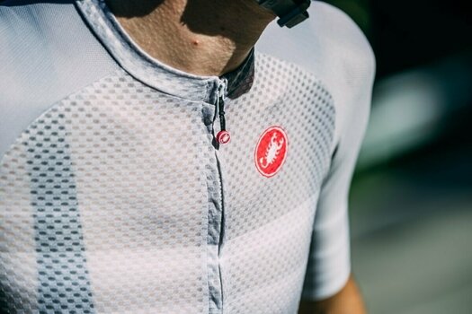 Odzież kolarska / koszulka Castelli Climber'S 3.0 SL Jersey Silver Gray M - 7
