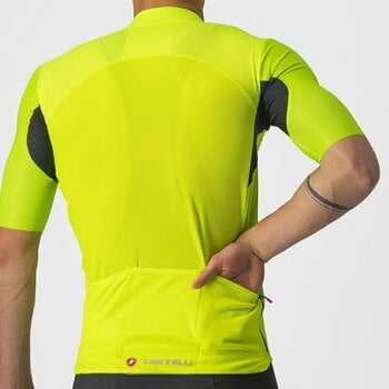 Cyklodres/ tričko Castelli Endurance Elite Jersey Dres Electric Lime S - 3