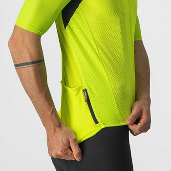 Maglietta ciclismo Castelli Endurance Elite Jersey Maglia Electric Lime 3XL - 4