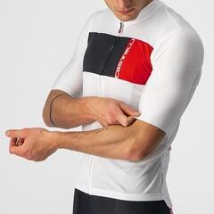 Fietsshirt Castelli Prologo 7 Ivory/Light Black-Red - 2