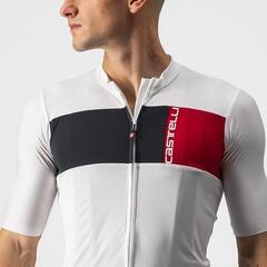 Fietsshirt Castelli Prologo 7 Ivory/Light Black-Red - 4