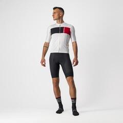 Fietsshirt Castelli Prologo 7 Ivory/Light Black-Red - 5