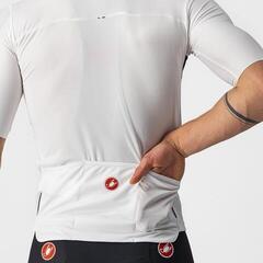 Fietsshirt Castelli Prologo 7 Ivory/Light Black-Red - 6