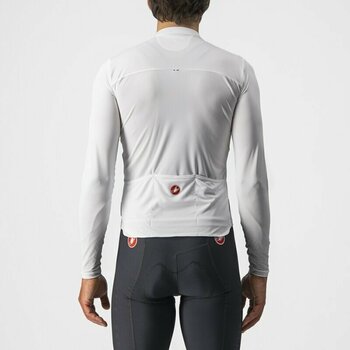 Maglietta ciclismo Castelli Prologo 7 Long Sleeve Jersey Ivory/Light Black-Red S - 2