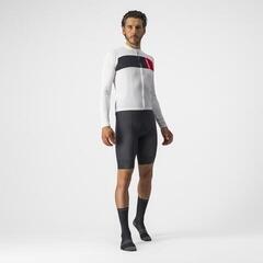 Fietsshirt Castelli Prologo 7 Long Sleeve Trui Ivory/Light Black-Red 2XL - 5