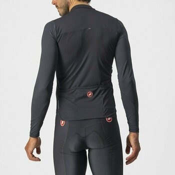 Odzież kolarska / koszulka Castelli Prologo 7 Long Sleeve Jersey Light Black/Silver Gray-Ivory S - 2