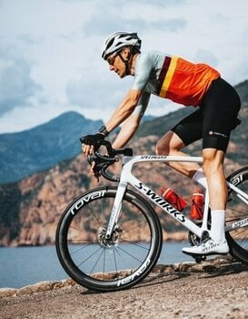 Cycling jersey Castelli A Blocco Jersey Jersey Ivory/Bordeaux-Electric Lime-Sedona Sage XL - 7