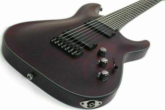 Guitarra elétrica de 7 cordas Schecter Blackjack ATX C-7 Vampyre Red Satin - 5