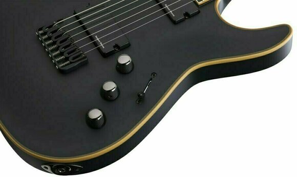 7-string Electric Guitar Schecter Blackjack ATX C-7 LH Aged Black Satin - 3
