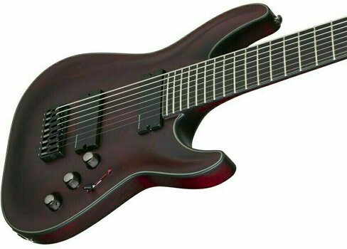 8-snarige elektrische gitaar Schecter Blackjack ATX C-8 Vampyre Red Satin - 4