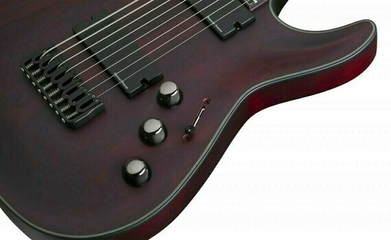 Guitarra elétrica de 8 cordas Schecter Blackjack ATX C-8 Vampyre Red Satin - 8