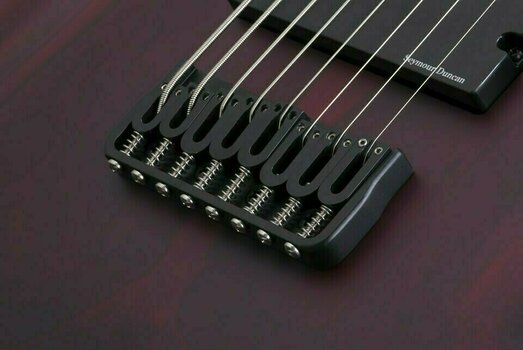 Guitarra elétrica de 8 cordas Schecter Blackjack ATX C-8 Vampyre Red Satin - 11