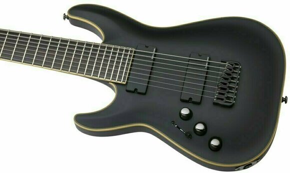 8-snarige elektrische gitaar Schecter Blackjack ATX C-8 LH Aged Black Satin - 3
