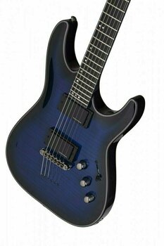 Elektrische gitaar Schecter Blackjack SLS C-1 A See Thru Blue Burst - 3