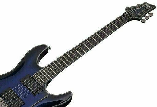 Guitare électrique Schecter Blackjack SLS C-1 FR A See Thru Blue Burst - 5