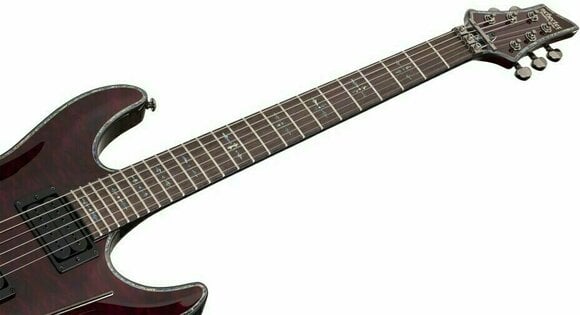 Electric guitar Schecter Hellraiser C-1 FR Black Cherry - 2