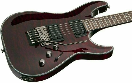 Electric guitar Schecter Hellraiser C-1 FR Black Cherry - 4