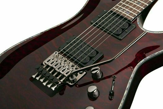 Guitare électrique Schecter Hellraiser C-1 FR Black Cherry - 5
