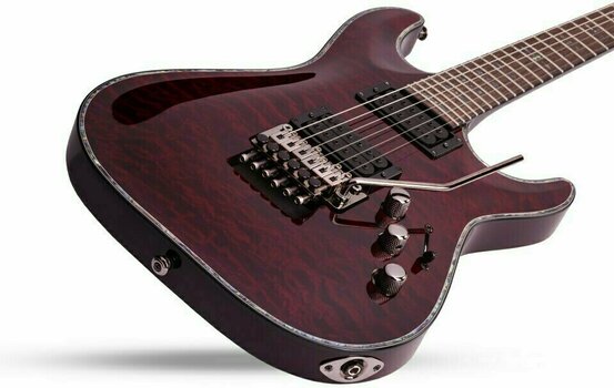 Elektrische gitaar Schecter Hellraiser C-1 FR Black Cherry - 8