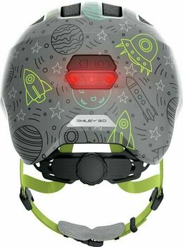 Dětská cyklistická helma Abus Smiley 3.0 LED Grey Space S Dětská cyklistická helma - 3