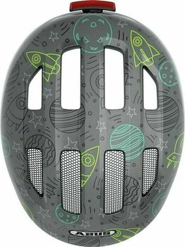 Dětská cyklistická helma Abus Smiley 3.0 LED Grey Space S Dětská cyklistická helma - 4