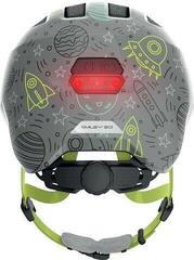 Kinderfietshelm Abus Smiley 3.0 LED Grey Space M Kinderfietshelm - 2