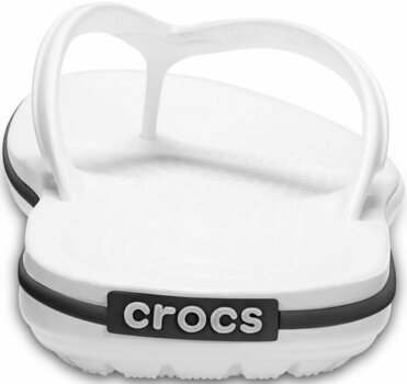 Unisex Schuhe Crocs Crocband Flip White 36-37 - 5