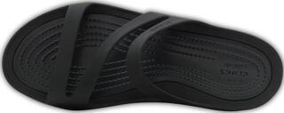 Womens Sailing Shoes Crocs Women's Swiftwater Black/Black - 4