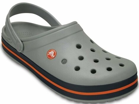 Obuv na loď Crocs Crocband Clog Sandále Grey/Navy 39-40 - 2