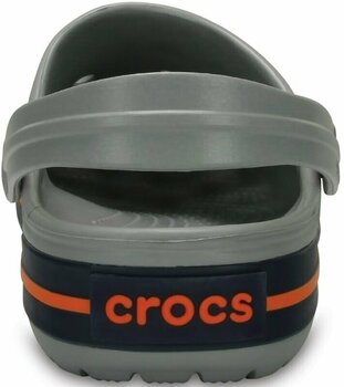 Obuv na loď Crocs Crocband Clog Sandále Grey/Navy 39-40 - 6