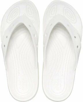 Unisex Schuhe Crocs Classic Crocs Flip White 46-47 - 4