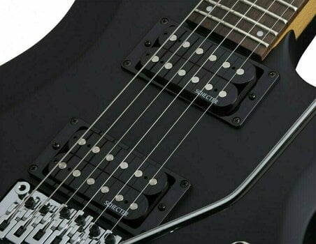 Elektrische gitaar Schecter C-6 FR Deluxe Satin Black - 4
