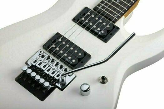 Elektrische gitaar Schecter C-6 FR Deluxe Satin White - 2