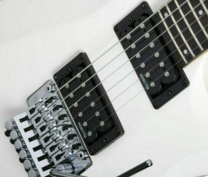 Elektrická kytara Schecter C-6 FR Deluxe Satin White - 5