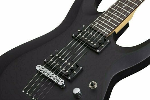 Chitară electrică Schecter C-6 Deluxe Negru satinat - 4