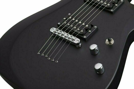 Elektrická gitara Schecter C-6 Deluxe Satin Black - 9
