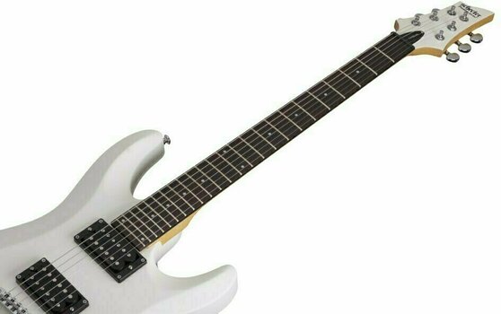 Elektromos gitár Schecter C-6 Deluxe Satin White - 3