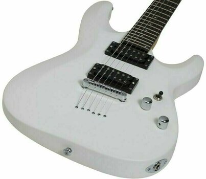 Elektrická gitara Schecter C-6 Deluxe Satin White - 8