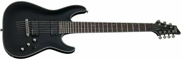 Elektrische gitaar Schecter Blackjack SLS C-7 A Satin Black - 4