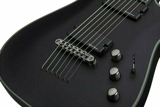 Elektrische gitaar Schecter Blackjack SLS C-7 A Satin Black - 6