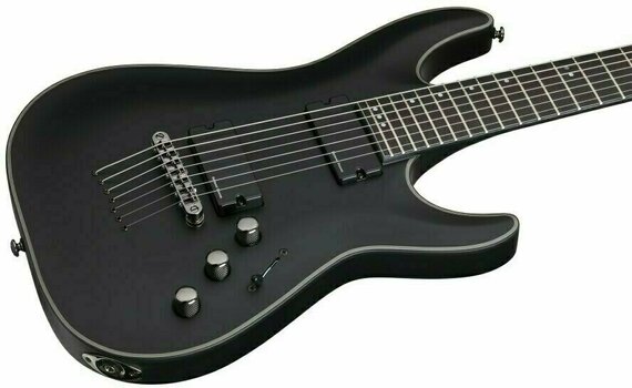Elektrische gitaar Schecter Blackjack SLS C-7 A Satin Black - 7