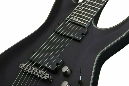 Elektrische gitaar Schecter Blackjack SLS C-7 A Satin Black - 9