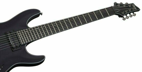 7-string Electric Guitar Schecter Blackjack SLS C-7 P Satin Black - 2