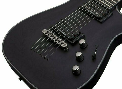 Guitarra eléctrica de 7 cuerdas Schecter Blackjack SLS C-7 P Satin Black - 3