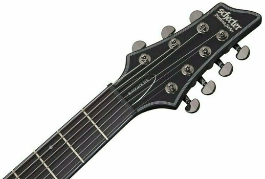 7-string Electric Guitar Schecter Blackjack SLS C-7 P Satin Black - 4