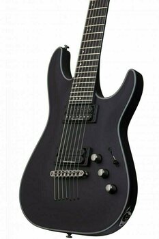 Guitarra eléctrica de 7 cuerdas Schecter Blackjack SLS C-7 P Satin Black - 5
