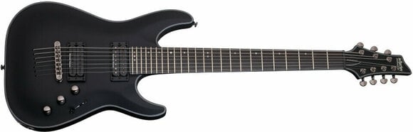 7-string Electric Guitar Schecter Blackjack SLS C-7 P Satin Black - 7