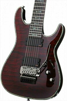 7-string Electric Guitar Schecter Hellraiser C-7 FR Black Cherry - 4