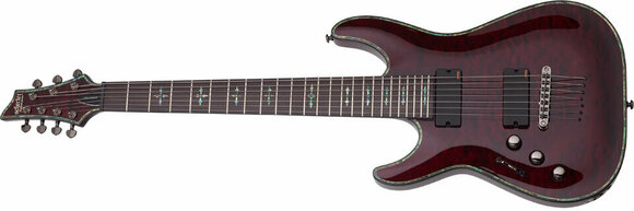 Guitare électrique Schecter Hellraiser C-7 LH Black Cherry - 4