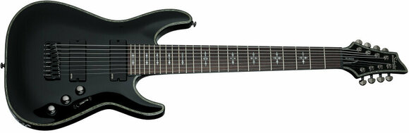 8-strunná elektrická kytara Schecter Hellraiser C-8 Gloss Black - 2